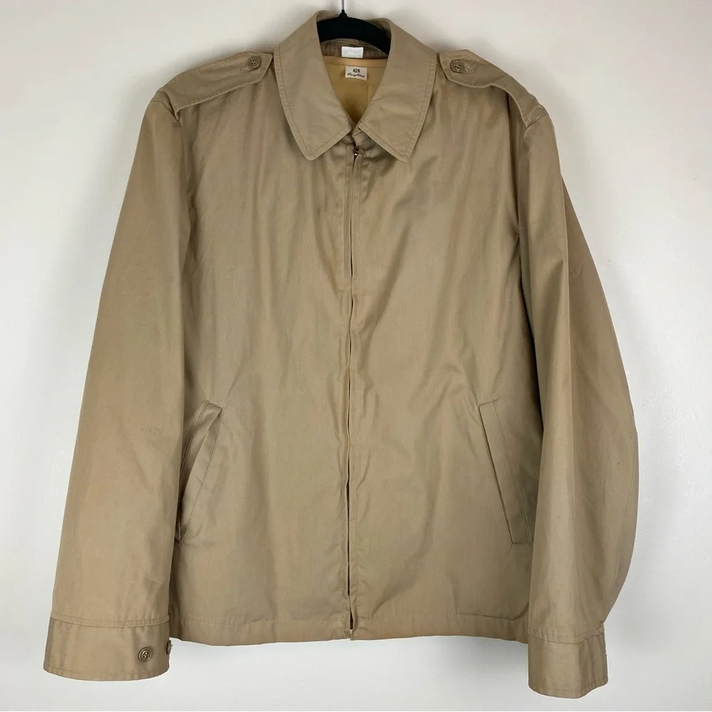 Vintage 60s US Navy Creighton Windbreaker Jacket + Removable Liner 42R